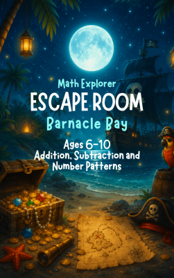 Math Explorers Escape Room - Barnacle Bay MYO Card Label