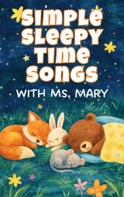 Simple Sleepy Time Songs - MYO Card Label
