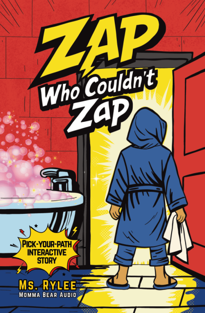 Zap Who Couldnt Zap Yoto Card Art - 60mm x 91.6mm CMYK PNG